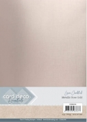 Metallic karton - Rose Gold- A4